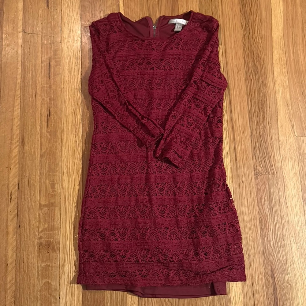 Forever 21 Red Lace Mini dress